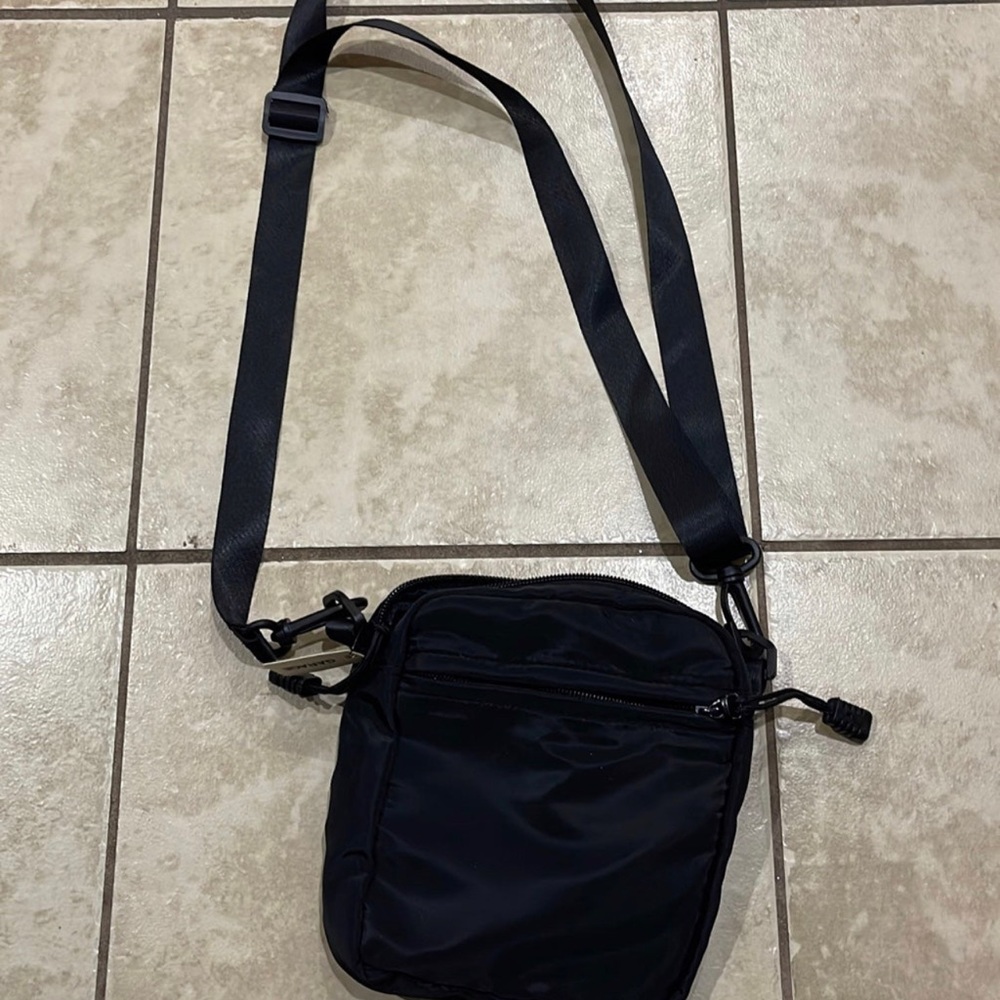 Garage black crossbody bag